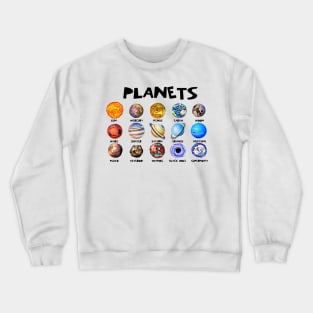 Planets Crewneck Sweatshirt